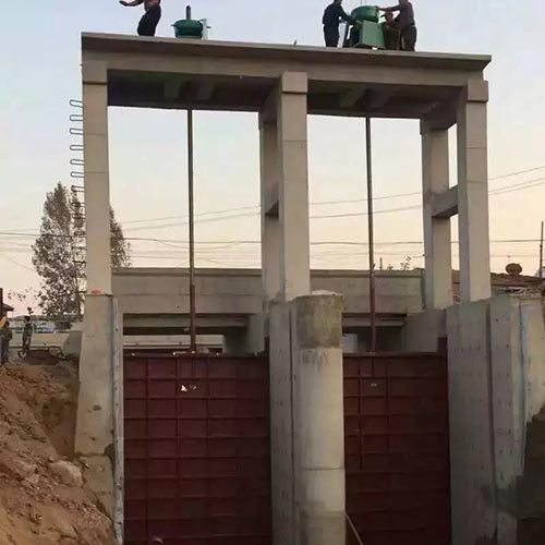 高压铸铁闸门吊装、调整、固定 高压铸铁闸门吊装、调整、固定