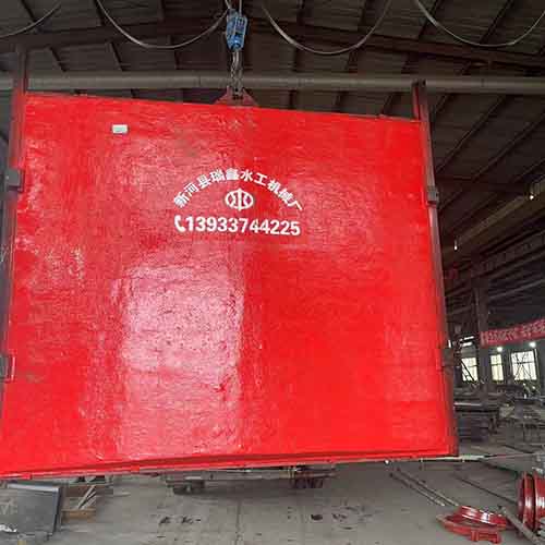 河北平面拱形铸铁闸门结构组件 河北平面拱形铸铁闸门结构组件